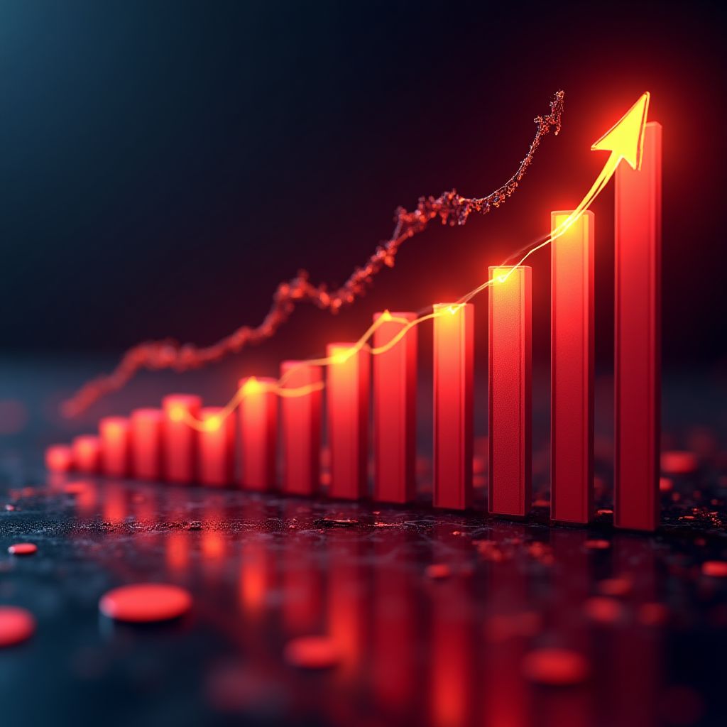 Wachstumsorientierte Anlagestrategie Visualisierung